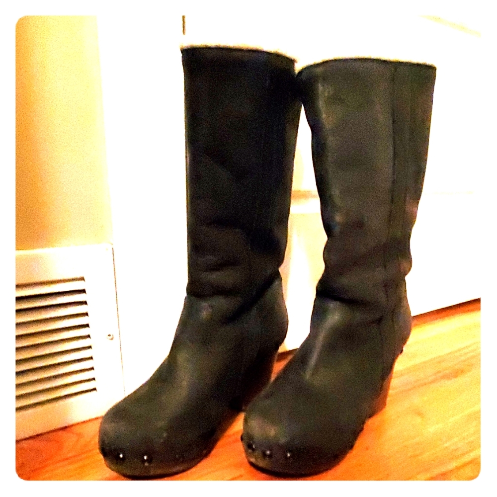 D. Co Copenhagen distressed leather boots